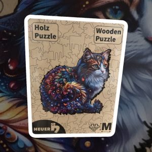 Creative-Art Holzpuzzle HEUER Bunte Katze 4