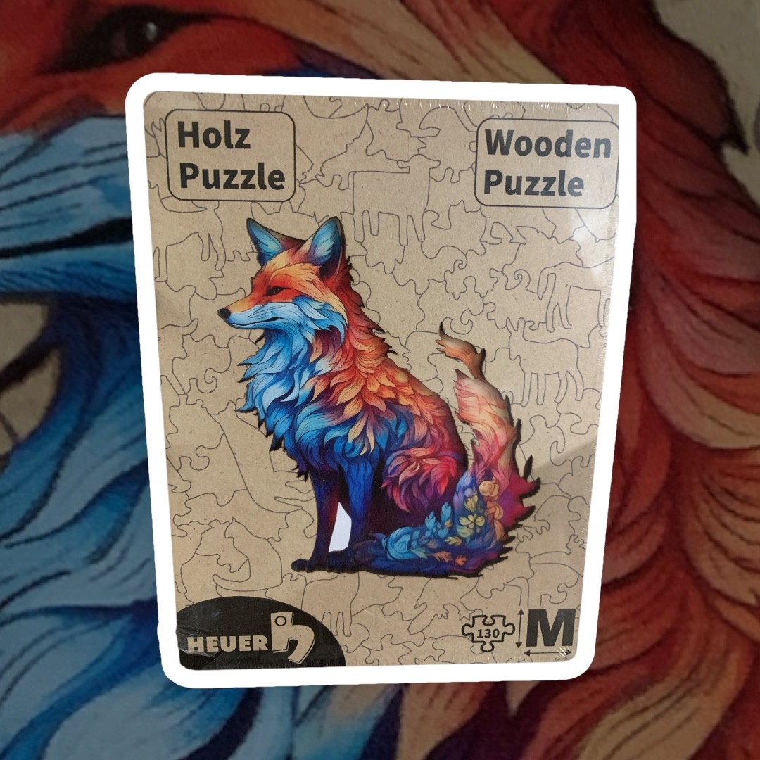 Creative-Art Holzpuzzle HEUER Farbenprächtiger Fuchs