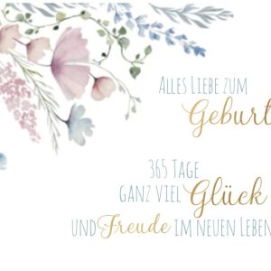 Heuer Naturkarte mit Umschlag  "Alles Liebe 3"