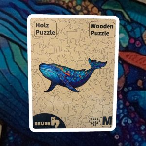 Creative-Art Holzpuzzle HEUER Blauer Wal