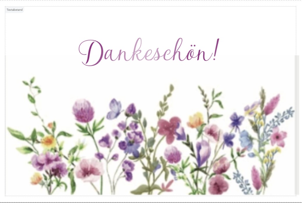 Heuer Naturkarte mit Umschlag "Danke 2"