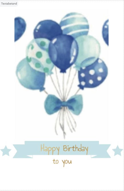 Heuer Naturkarte mit Umschlag „Happy Birthday 1"