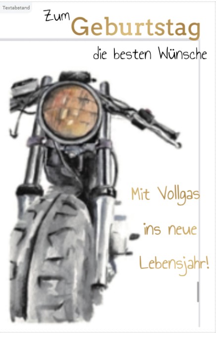 Heuer Naturkarte mit Umschlag "Zum Geburtstag 2"
