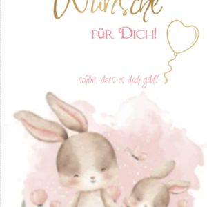 Heuer Naturkarte mit Umschlag "Liebe Wünsche"