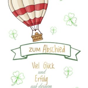 Heuer Naturkarte mit Umschlag "Zum Abschied"