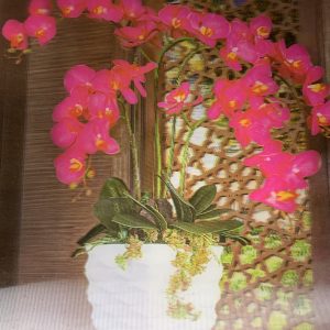 Heuer 3D Schlüsselanhänger Rosa Orchideen – Zarter Blütenzauber