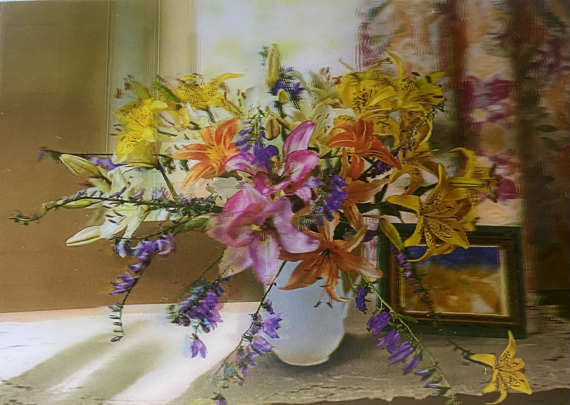 Heuer 3D Poster Sommerlicher Blumenstrauß