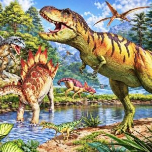 Heuer 3D Lesezeichen Dinosaurier – Abenteuer im Urzeitdschungel
