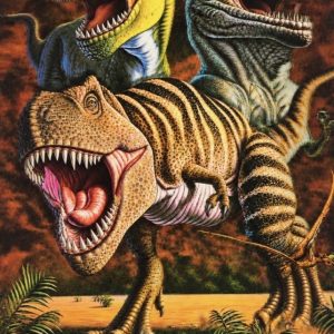 Heuer 3D Schlüsselanhänger Dinosauriertrio – Wilde Urzeitwelt
