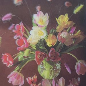 Heuer 3D Schlüsselanhänger Farbenfroher Blumenzauber