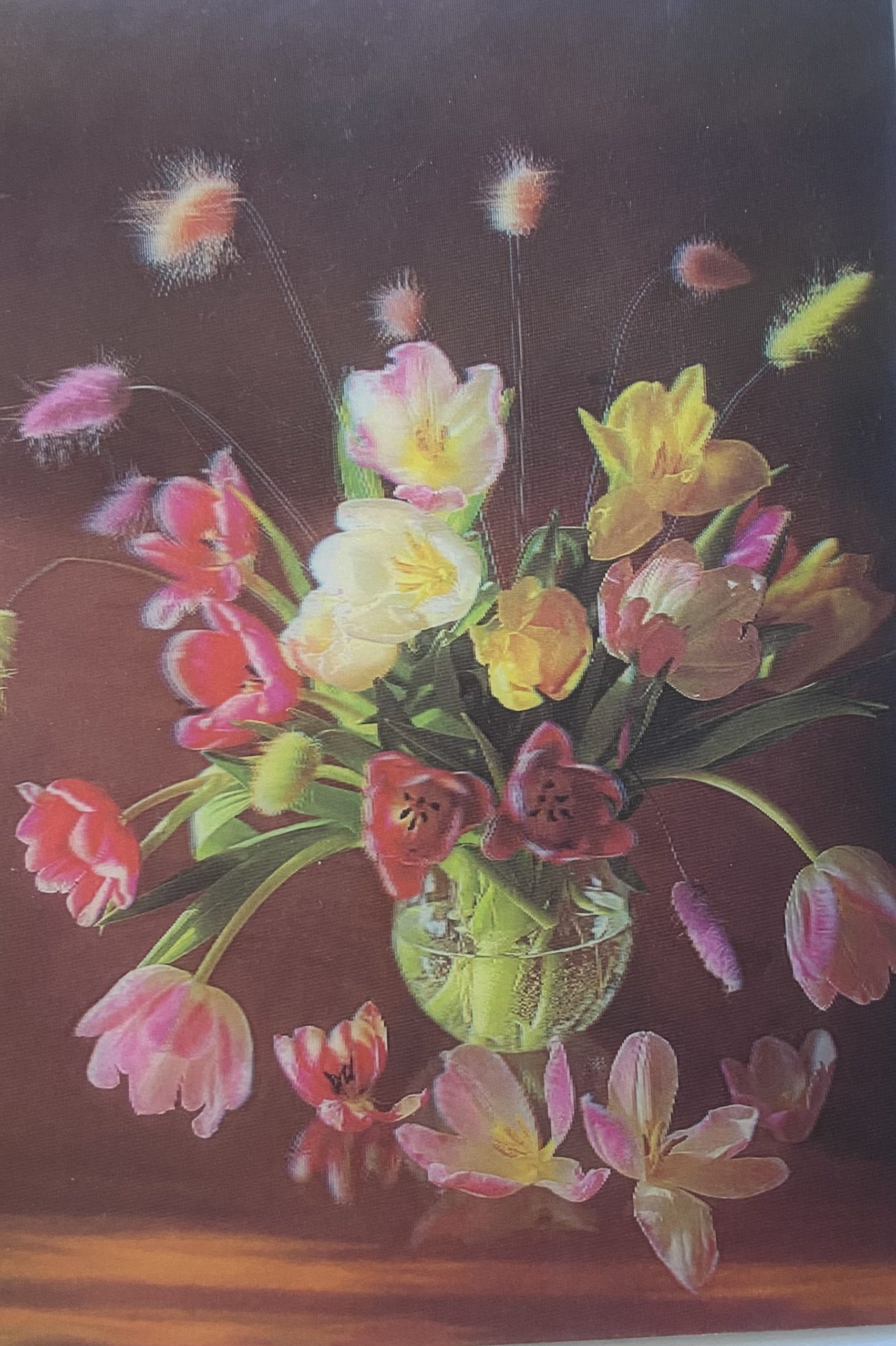 Heuer 3D Schlüsselanhänger Farbenfroher Blumenzauber